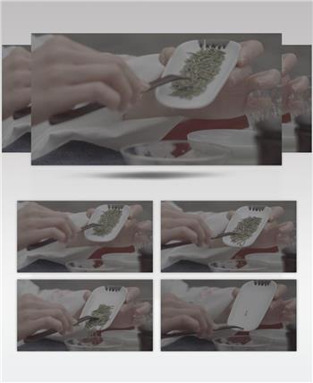 茶叶 绿茶 特写 绿茶加工 成品  茶艺