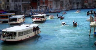 威尼斯延时摄影风光风景视频素材