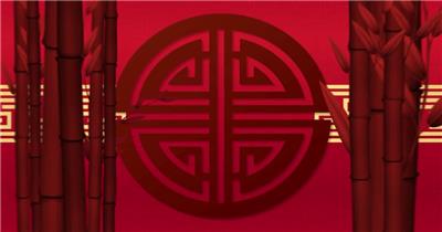 14061 中国风春节新年喜庆动画片头ae免费模板素材 ae素材