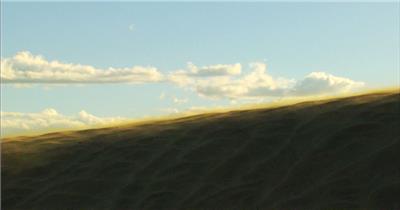0761-沙漠风沙-自然美景实拍视频