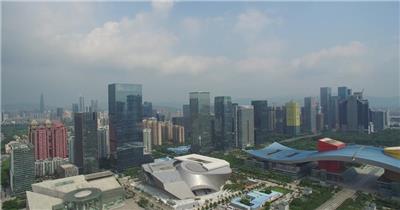 深圳市民中心项目航拍