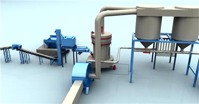 机械动画 三维动画 3d 机械设备 挖掘机 工厂 生产线 流水线 传送带 生产设备 车间