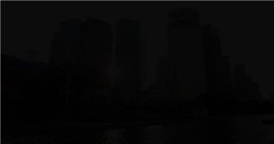 中国上海广州城市地标建筑高端办公楼夜景航拍宣传片高清视频素材城市17
