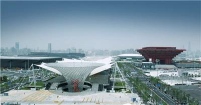 中国上海广州城市地标建筑高端办公楼夜景航拍宣传片高清视频素材城市36