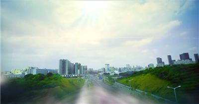 中国上海广州城市地标建筑高端办公楼夜景航拍宣传片高清视频素材城市02