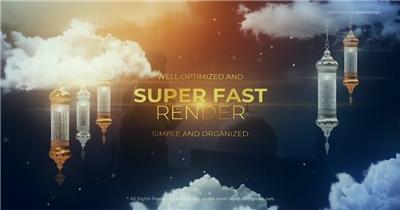 AE 15404 阿拉伯元素标题展示 ae素材源文件