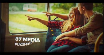 AE 15187 影带滚动展示 ae素材