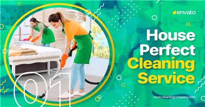 AE 15508 家政服务宣传 ae素材源文件