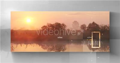 AE 15097 网格效果大自然展示 ae素材