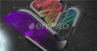 15867 抽象绘画标志 ae下载