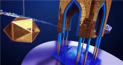 16321 彩带阿拉伯风格标志片头