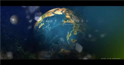 AE 16820 梦幻月球标题展示 ae素材源文件