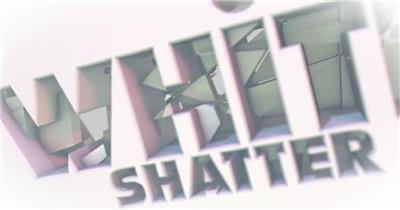 15419 白色碎块组合标志展示