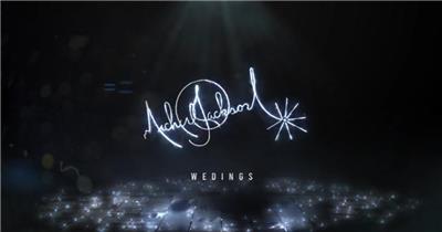 AE 17476 特效光线文字 ae素材源文件