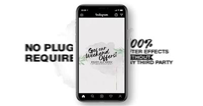 AE 16745 手机端现代美食宣传 ae素材源文件