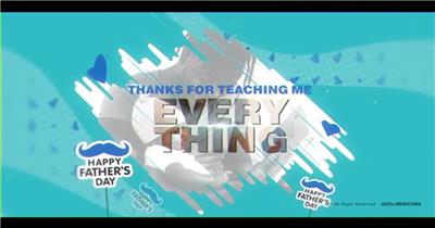 AE 16128 父亲节 ae素材源文件