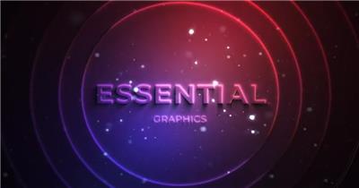 AE 17199 柔和灯光标题 ae素材源文件