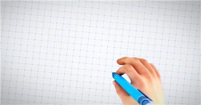 15336 手绘蓝图标志展示