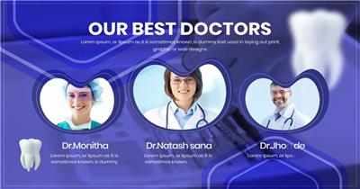 AE 16287 牙科诊所中心幻灯片 ae素材源文件