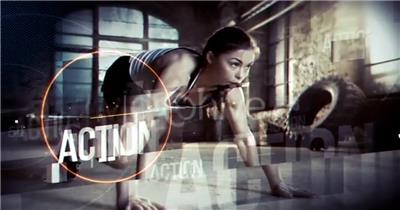 AE 16469 健身展示 ae素材源文件