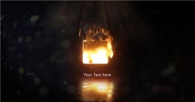 16818 逼真火焰标志