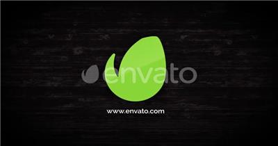 AE 16653 木板背景标志展示