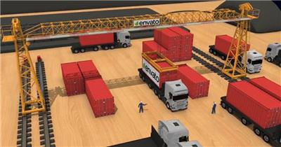 15807 物流企业片头