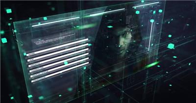 16138 数字科技 图表ae素材