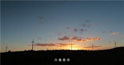 风力发电风能绿色能源实拍素材