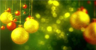 圣诞装饰概念背景视频