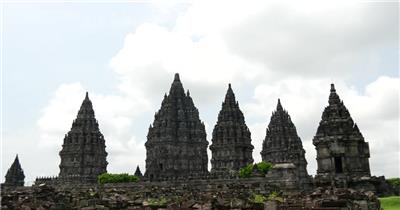 延时摄影泰国寺庙建筑视频