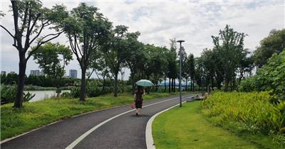 4K河道改造成就之绿色生态走廊