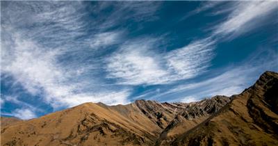 西藏那曲索县布加雪山自然风光4K延时实拍