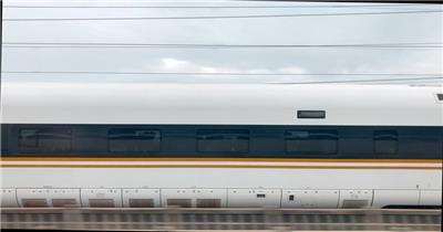 中国高铁动车高速行驶4K视频素材