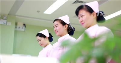 护士工作 微笑 医疗人员 视频素材 医护人员
