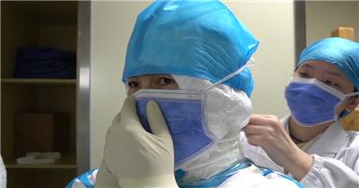 医护人员 抗疫 抗击肺炎 公益 宣传 视频素材