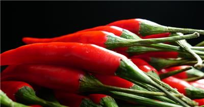 小米椒特写旋转视频素材