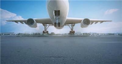 海陆空现代交通网络视频素材