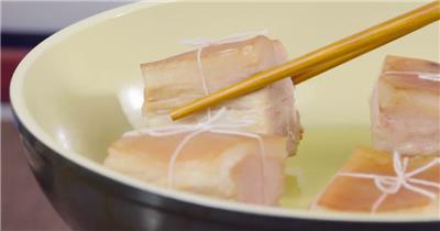 红焖五花肉制作视频实拍