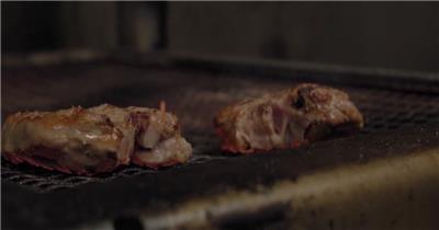 烧烤烤肉美食宣传视频素材