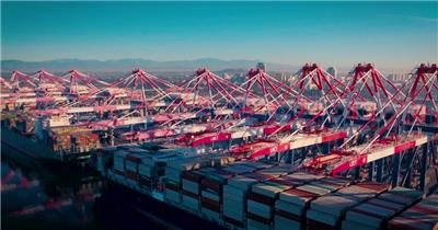 4K港口码头实拍视频素材