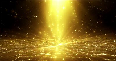 壁纸 粒子 开幕式 虚拟的 背景 标题 3D动画 数字的 金子 粒子
