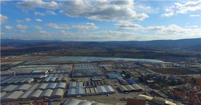 4K航拍港口仓储国际贸易视频素材