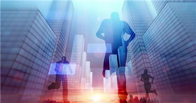 中国科技制造业高速发展 高铁大飞机 地球连线特效动画宣传片