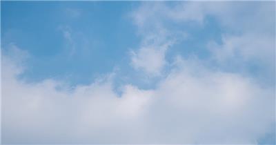 蓝天白云延时实拍镜头