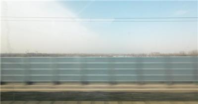 火车行驶中窗外的风景【4K60】