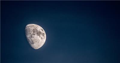 月亮4K实拍镜头