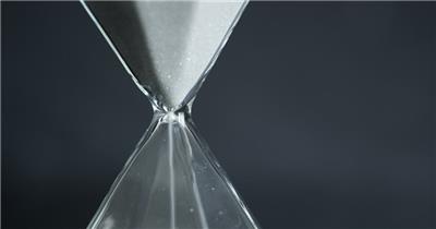唯美沙漏特写实拍镜头