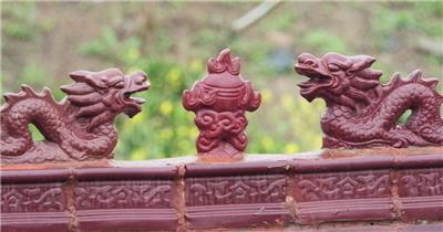 下雨建筑物被打湿4K实拍