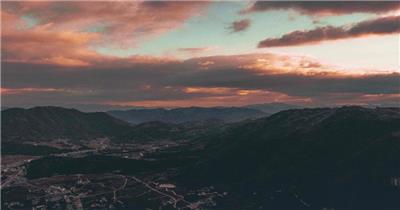 浙江瑞安曹村镇农村延时风光